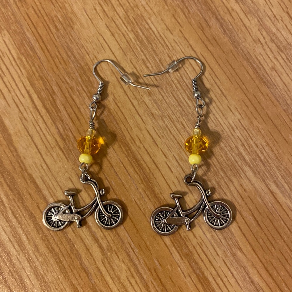 Bicycle Earrings